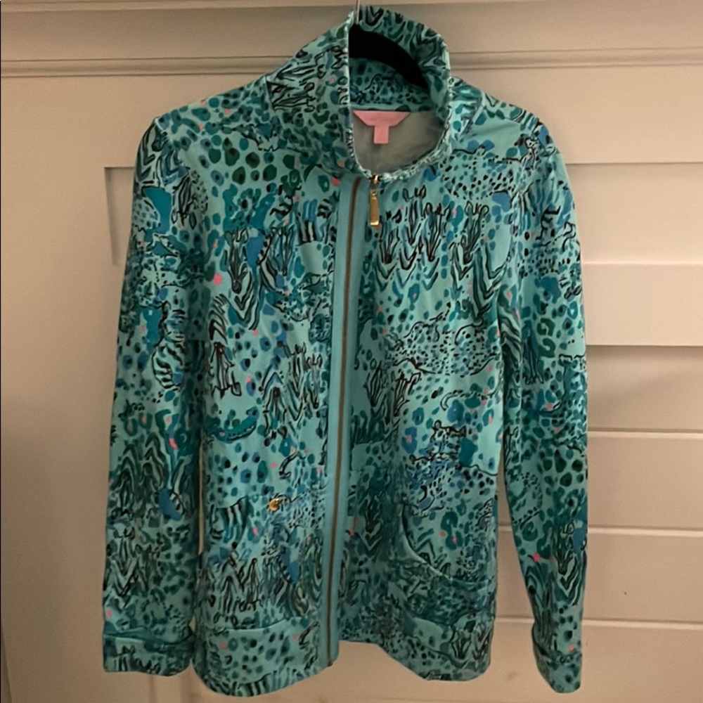 Lilly Pulitzer Skipper Zipper Jacket Small
